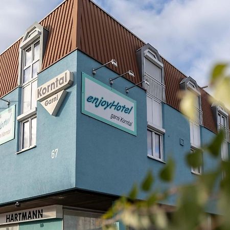 Enjoyhotel Garni Korntal Stuttgart B&B Parkplatz Sprinter Exterior foto